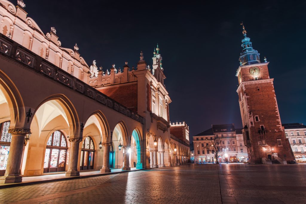Krakow by night Rob Land Reizen